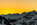 Simon Bourne, photography, photographer, north London, portfolio, image, landscape, Austria, Nikon, Obertauern, alps, alpine, mountain, trees, orange sky, snow, sunset, dusk, peaks, skiing, ski resort, clear sky